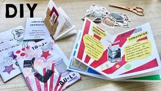 Fanzine creativo para principiantes | Manualidad paso a paso con papel