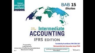 Akuntansi Ekuitas (Akuntansi Keuangan Menengah Bab 15)
