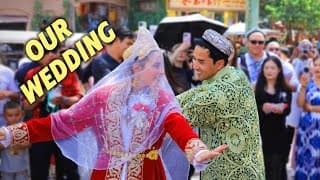 American & Uyghur wedding in rural Xinjiang 🇺🇸❤️🇨🇳 美国人嫁给新疆维吾尔族，到底有多嗨？