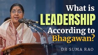 Talk Dr Suma Rao | Leadership Program 2026 | Prasanthi Nilayam | Sai Kulwant Hall