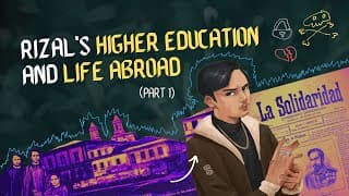 04.1 - Rizal's Life: Higher Education and Life Abroad (Part 1) | Life and Works of Rizal