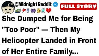 She Dumped Me for Being "Too Poor" — Then My Helicopter Landed in Front of Her Entire Family...