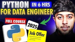 Python Full Course For Data Engineers [6+ HOURS]