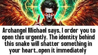 💸 Archangel Michael says_ I order you to open this urgently_ The identity behind this snake will__