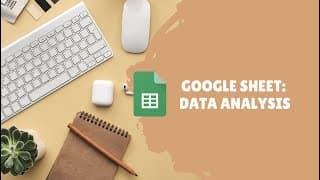Google Sheet: Data Analysis functions