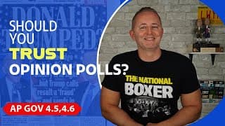 AP Gov 4_5_ 4_6 | Measuring & Evaluating Public Opinion | NEW!