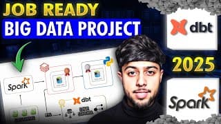 PYSPARK X DBT End-To-End Data Engineering Project | Master Big Data Engineering