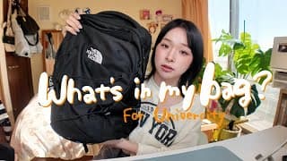 What's in my bag? 大学4年生のリアルなバッグの中身紹介☝🏻
