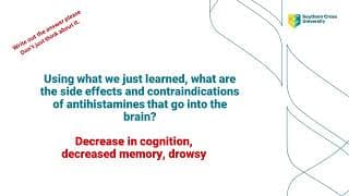 Part 3 antihistamine tutorial