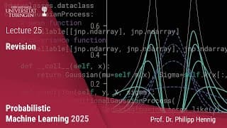 Probabilistic ML - 25 - Revision