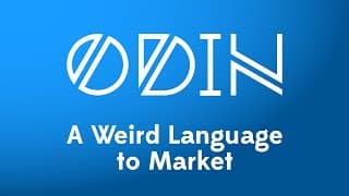 Marketing the Odin Programming Language is Weird