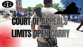 Open carry is almost dead in Virginia