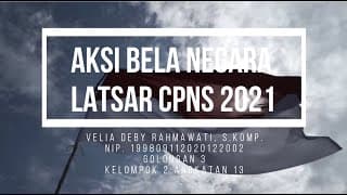 Video Aksi Bela Negara Latsar CPNS Mahkamah Agung RI 2022