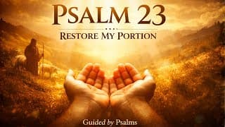 💰 Powerful Prayer of Psalm 23 — Prayer for Restoration & Provision (Today) | Guided by Psalms