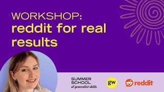 Reddit for real results