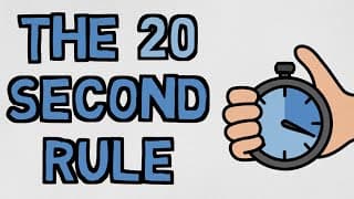 Use Laziness To Your Advantage - The 20 Second Rule