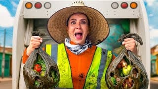 SOBREVIVÍ A RECOGER BASURA EN LAS CALLES 🤮