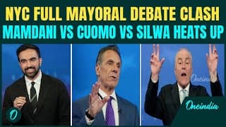 US NYC Mayoral Debate FULL Video: Mamdani, Cuomo, Sliwa FACE OFF Over Trump, Hamas In 1st Debate