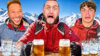 Getting BLACKOUT Drunk When Skiing In The Alps!