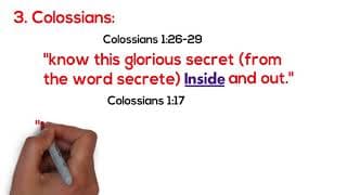 COLOSSIANS The Amazing Sacred Secretion / Christ Oil / Chrism (part 5)