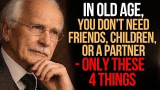 In Old Age, You Don’t Need Friends, Children, or a Partner - Only These 4 Things | Carl Jung