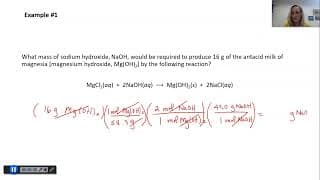 Chapter 7.3c More Stoichiometry Problems