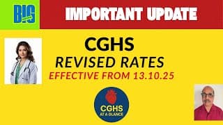 CGHS  circular dated 3/10/25 CGHS REVISED RATES