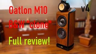 "Borrowing" all good B&W ideas: Oatlon M10 G4 speakers review!