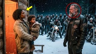 Black Single Mom Shelters 25 Freezing Bikers, Next Morning 1500 Hells Angels Stops Outside Her Door