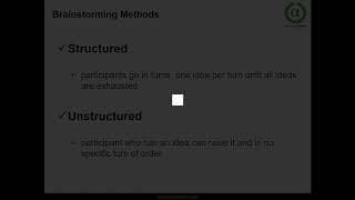 A2. Brainstorming - A Basic Tool for Idea Generation