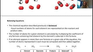 Chapter 7.1a Writing and Balancing Chemical Equations