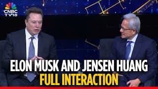 FULL REMARKS | Elon Musk And Nvidia's Jensen Huang Discuss AI And Furture Of Technology | N18G