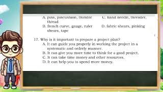 TLE 6 / EPP 6 FIRST PERIODICAL TEST