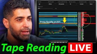 How Level 2 Tape Reading works in Trading (explained with Live Trades)
