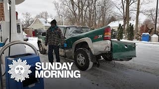 A mangled pickup truck draws mockery – and kindness