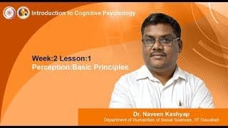 Perception:Basic Principles