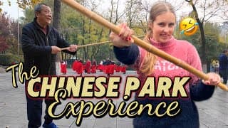 Random uncles in the park teach me valuable life skills 🤣 中国公园里的大爷教我宝贵的生活技能 🤣🤣