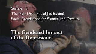 MOOC WHAW1.2x | 13.2.1 The Gendered Impact of the Depression