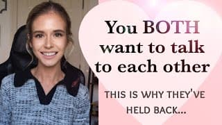 This person is keeping a distance BECAUSE they hurt you... but it's not what they want 💌