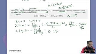 Ch 9.3b Thermochemical equations q and H