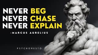 NEVER Chase, NEVER Beg, NEVER Explain – YOUR SILENCE BECOME YOUR SUPERPOWER | STOICISM