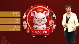 2026 PIG ZODIAC | Growth. Gains. Grace.