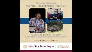 Homenaje al Mtro. Trinidad Alemán Santillan