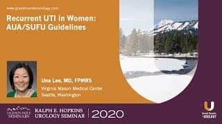 Recurrent UTI in Women: AUA/SUFU Guidelines