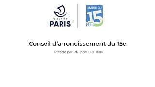 Séance du Conseil d'arrondissement du lundi 8 décembre 2025
