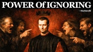 Art Of Ignoring People! Most Ruthless Power | Machiavelli's Dark Psychology Tricks