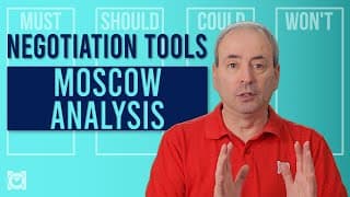What is MOSCOW Analysis? - Negotiation Tools