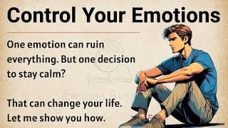 Control Your Emotions, Control Your Life 🔥 || Graded Reader || Improve Your English ✅️