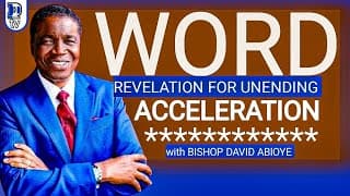 CELEBRATION SERVICE || WORD REVELATION FOR UNENDING ACCELERATION BY BISHOP DAVID ABIOYE @CGA