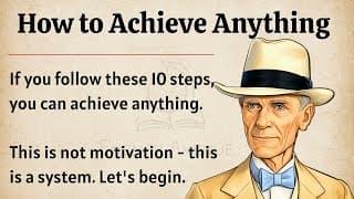How to Achieve Anything || Learn English Through Motivation 🔥 || Graded Reader || Improve English ✅️